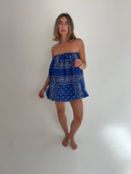 Bandana Puff Dress