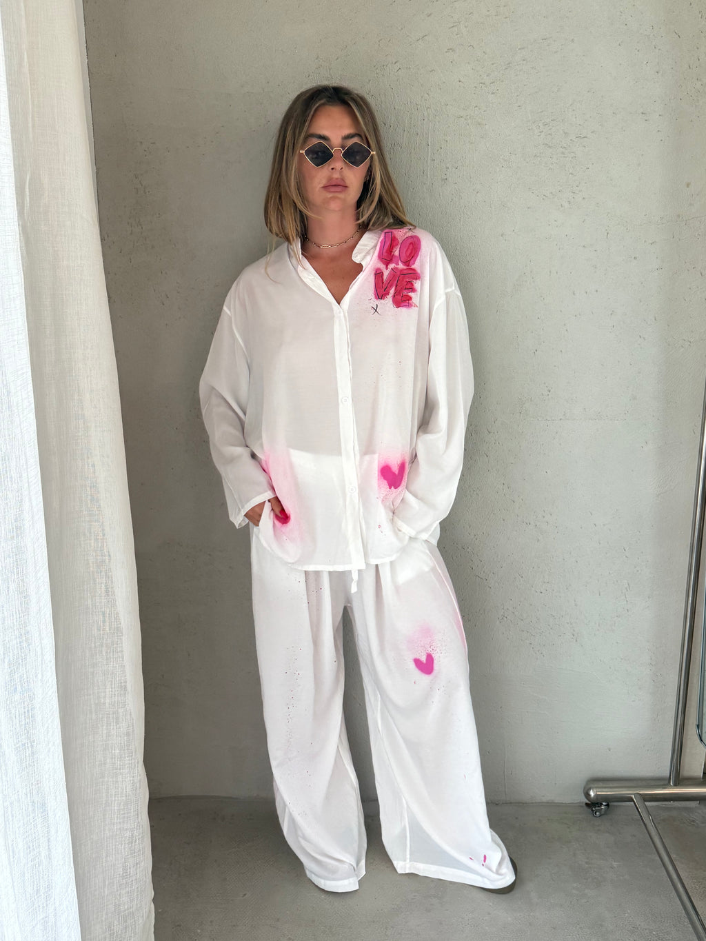 White Summer Suit