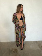 Paisley Leopard Mini Sarong