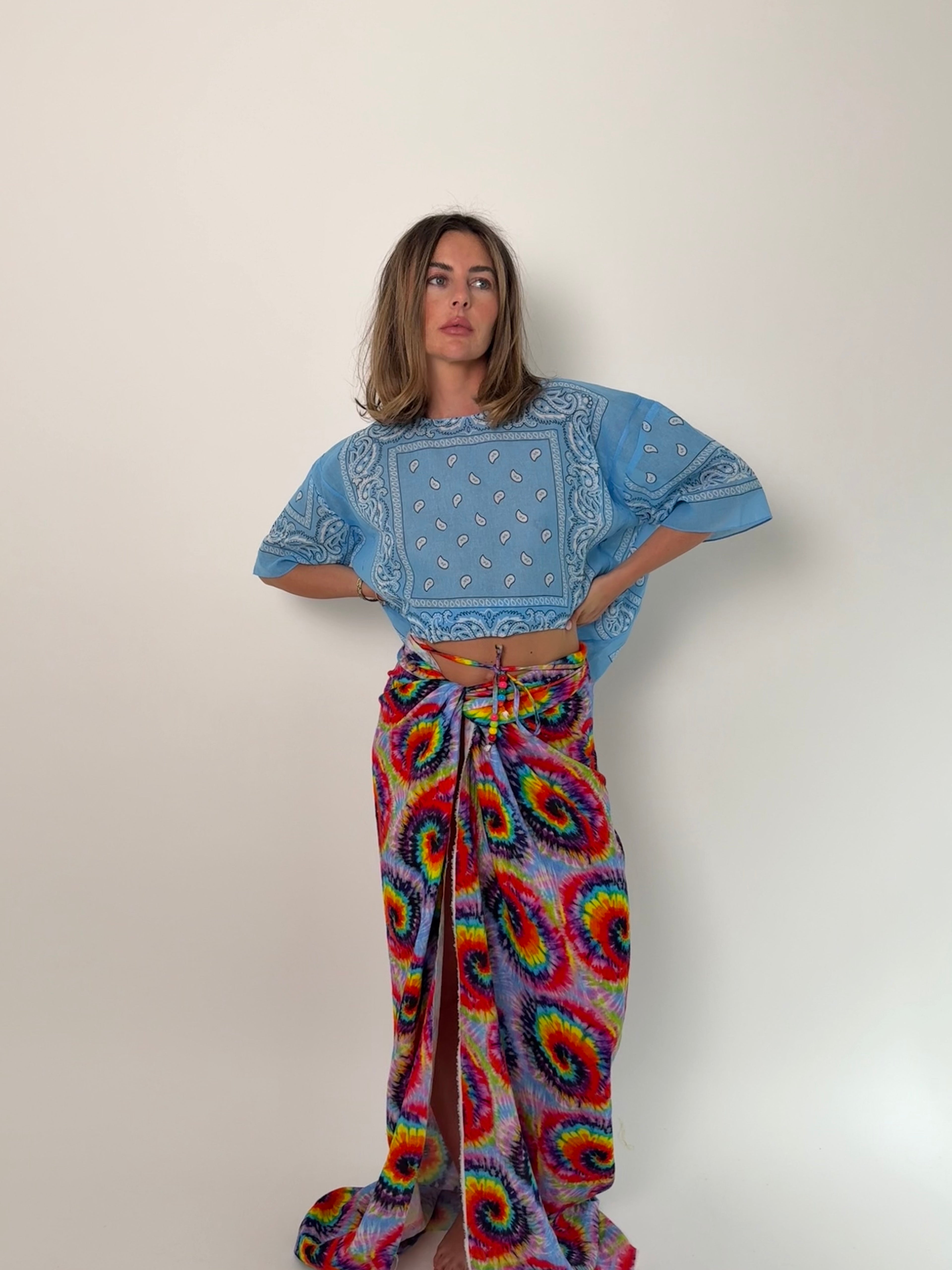 Neon Tie Dye Sarong