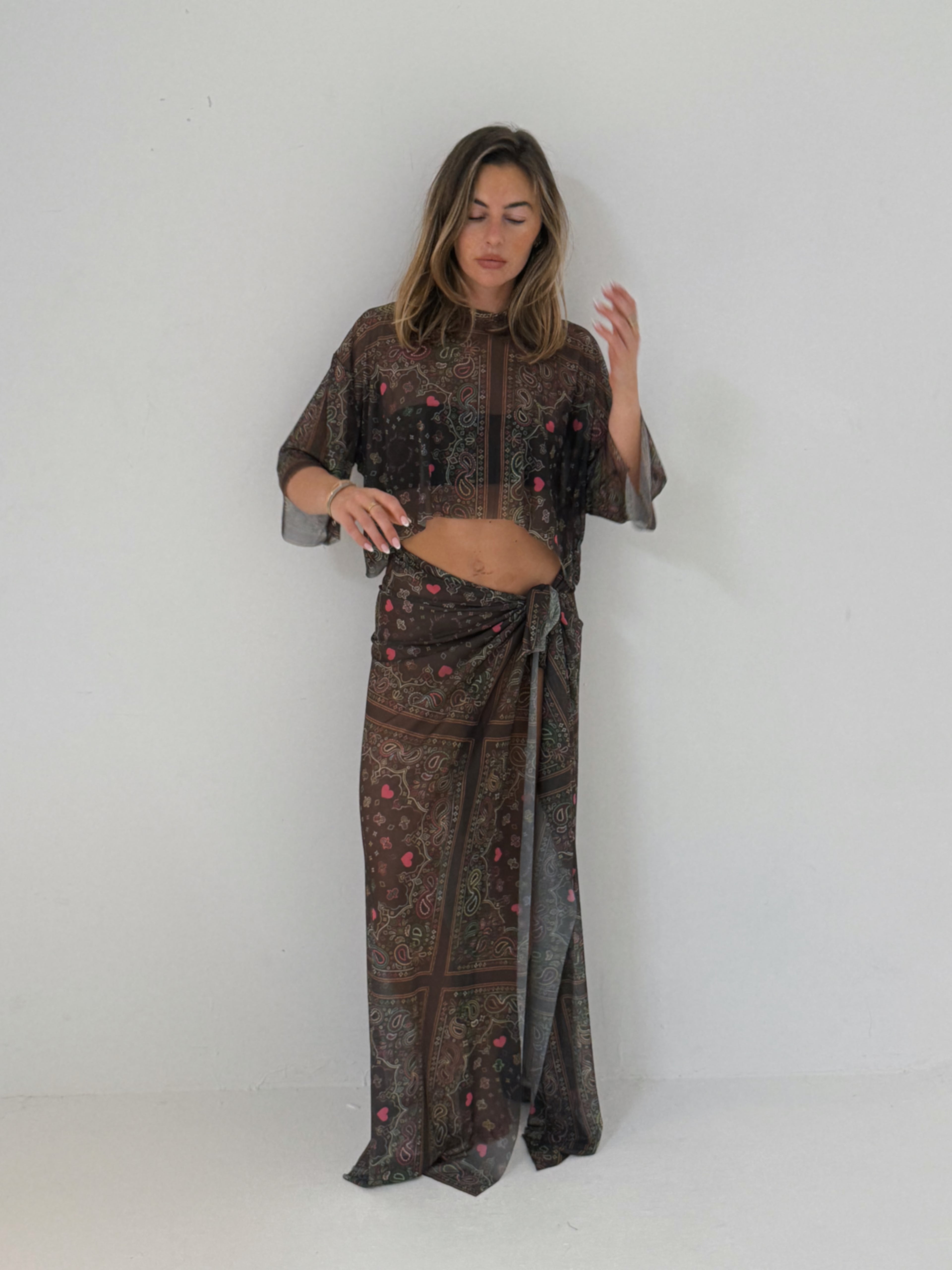 Terralux Bandana Sarong & Tee Set