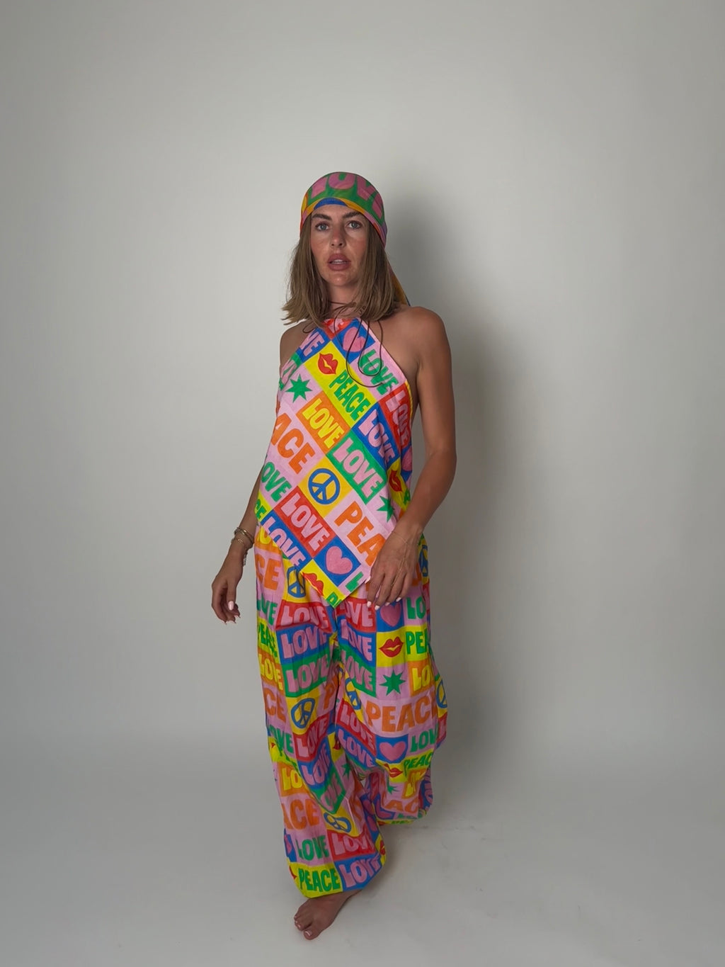 Peace&Love Tie Top