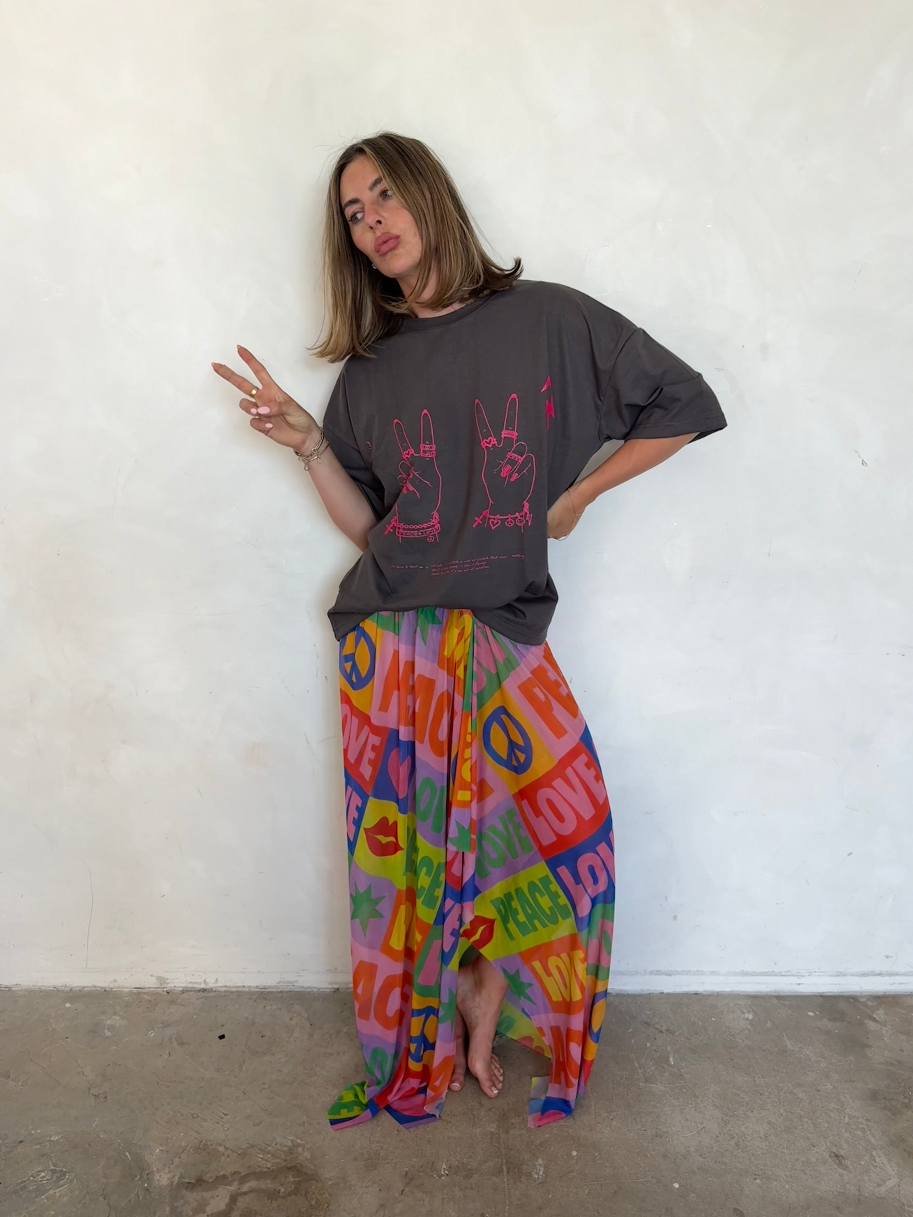 Peace&Love Maxi Sarong