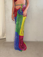 Patchwork Bandana Print Sarong