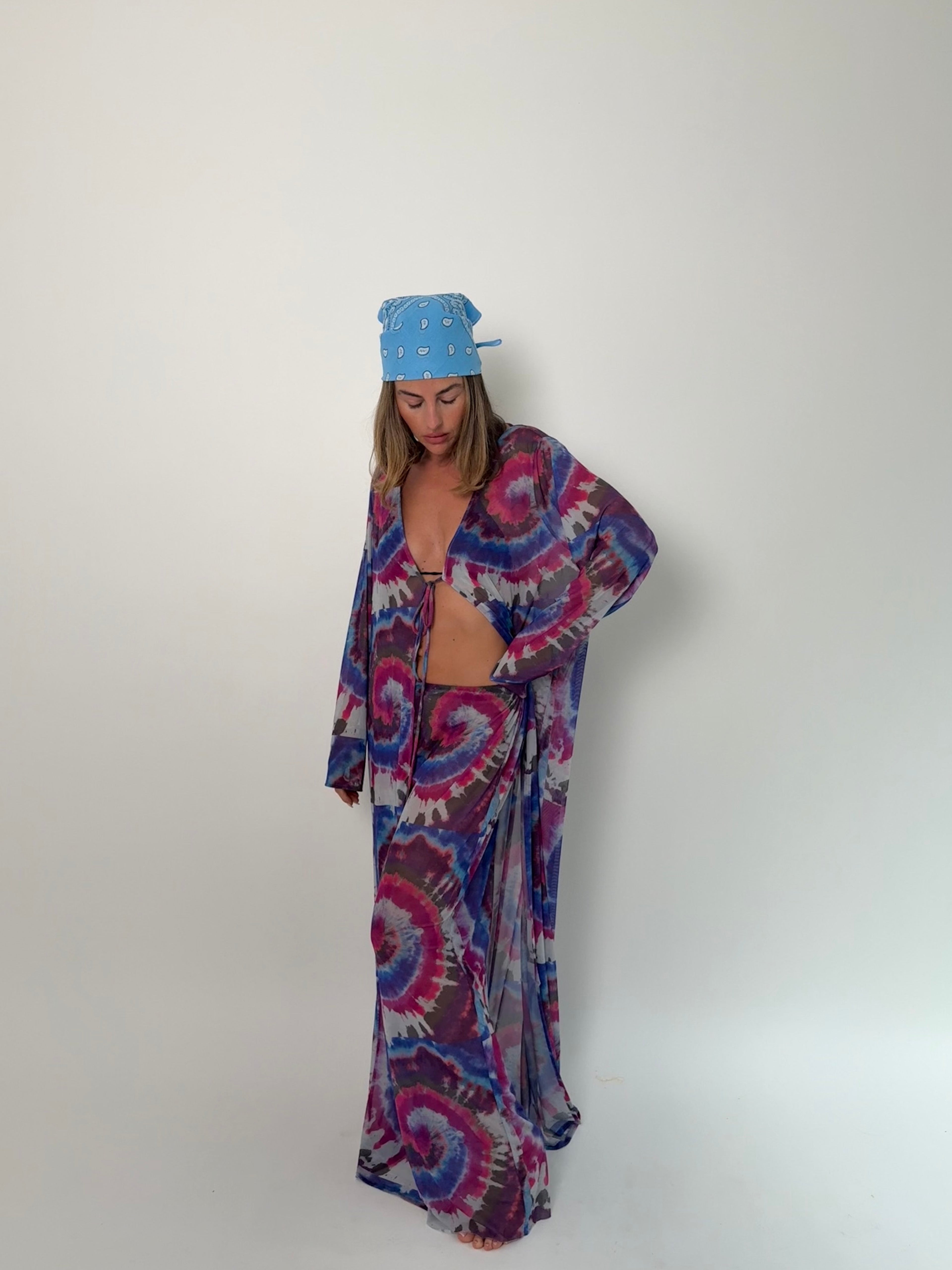Swirl Wide Leg Trouser