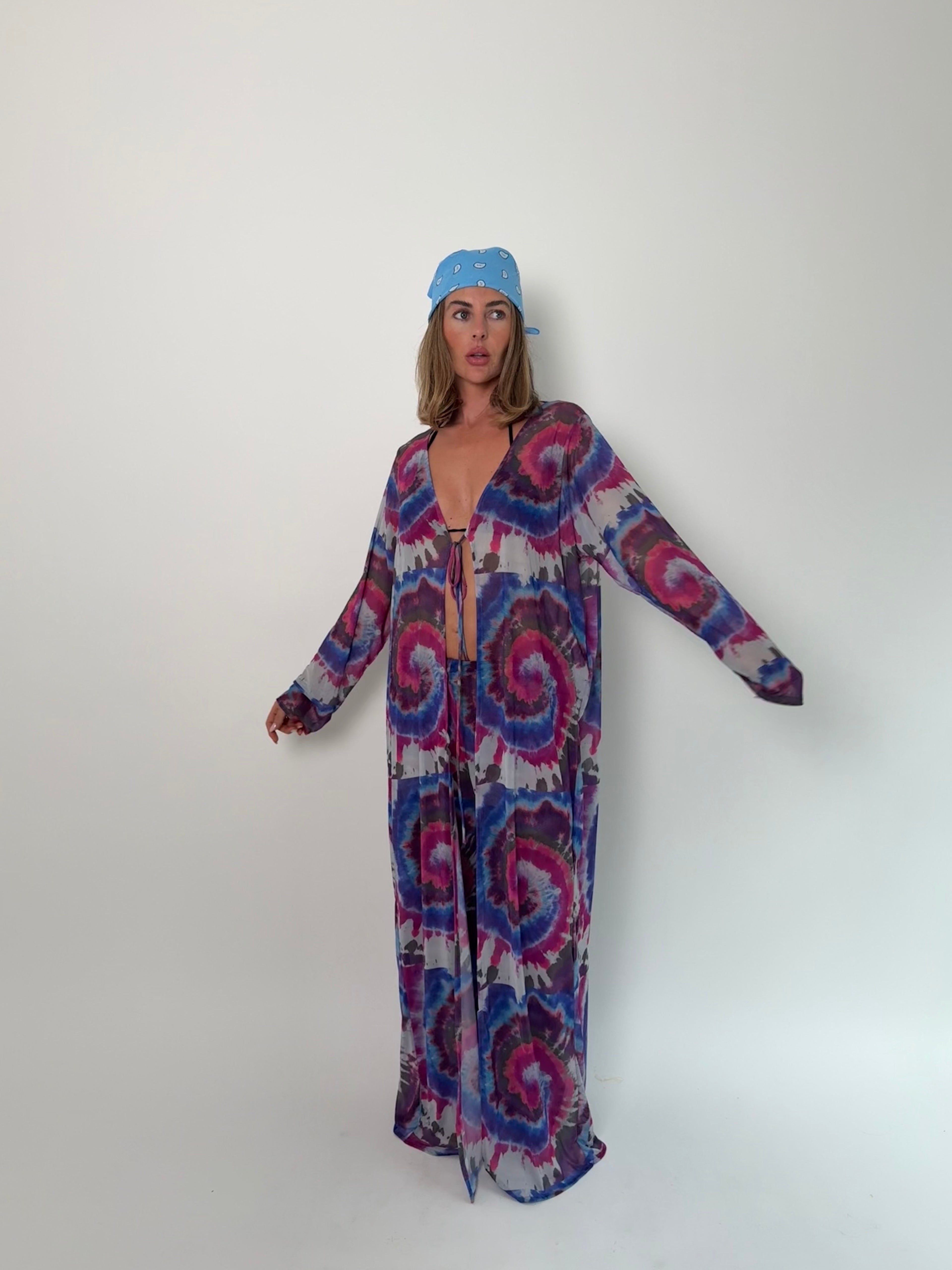 Swirl Tie Top Maxi Dress