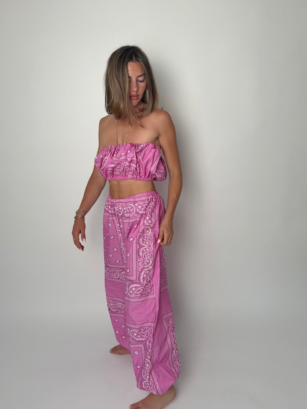 Bandana Peace Cotton Balloon Trouser