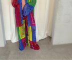 Patchwork Bandana Print Wide Leg