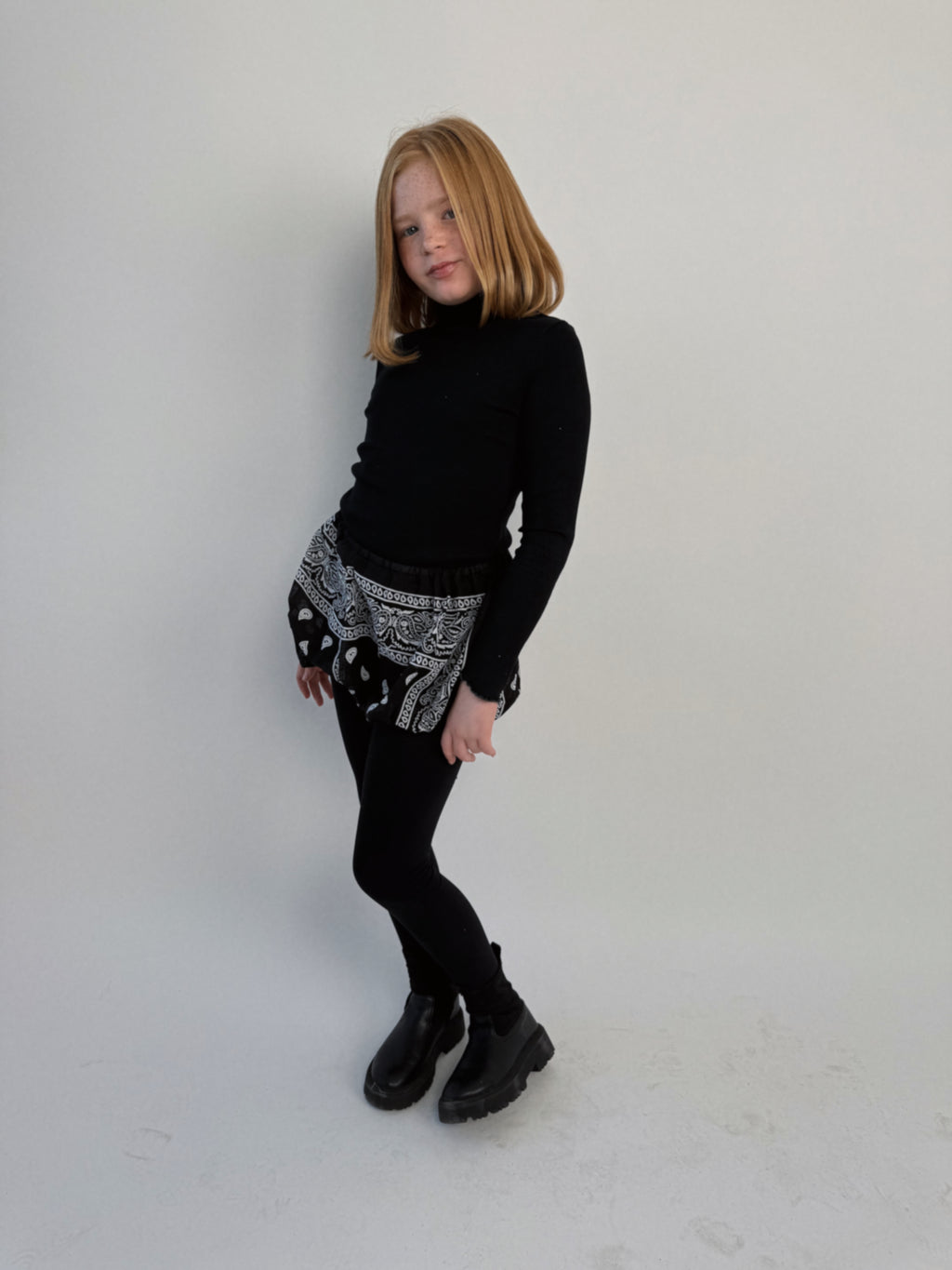 Kids Bandana Puff Shorts