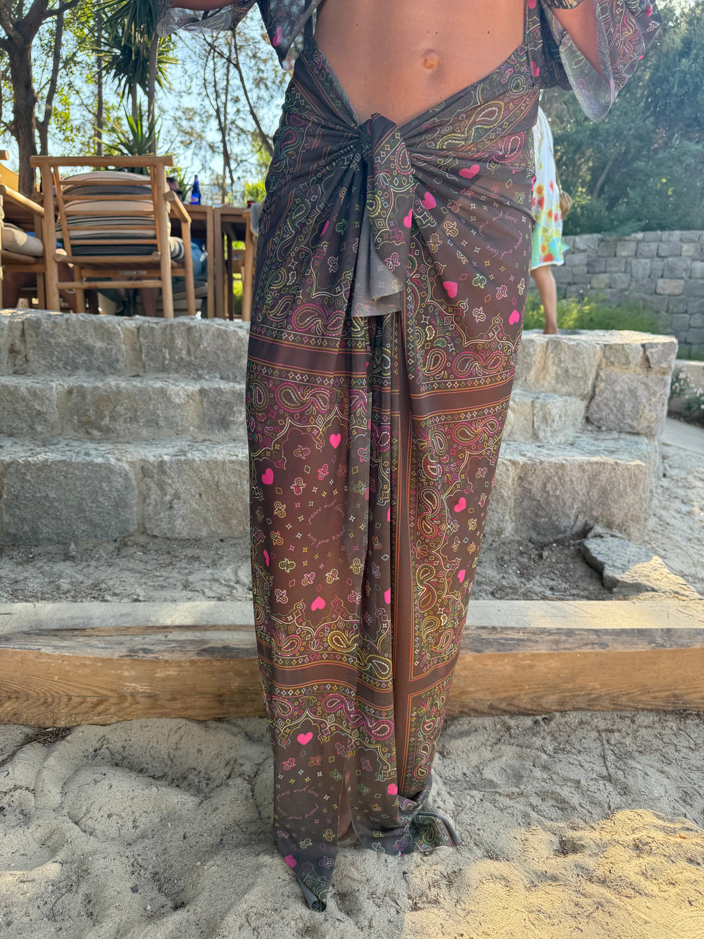 Terralux Bandana Sarong & Tee Set