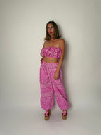 Bandana Peace Cotton Balloon Trouser