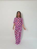 Checkerboard Sarong & Tee