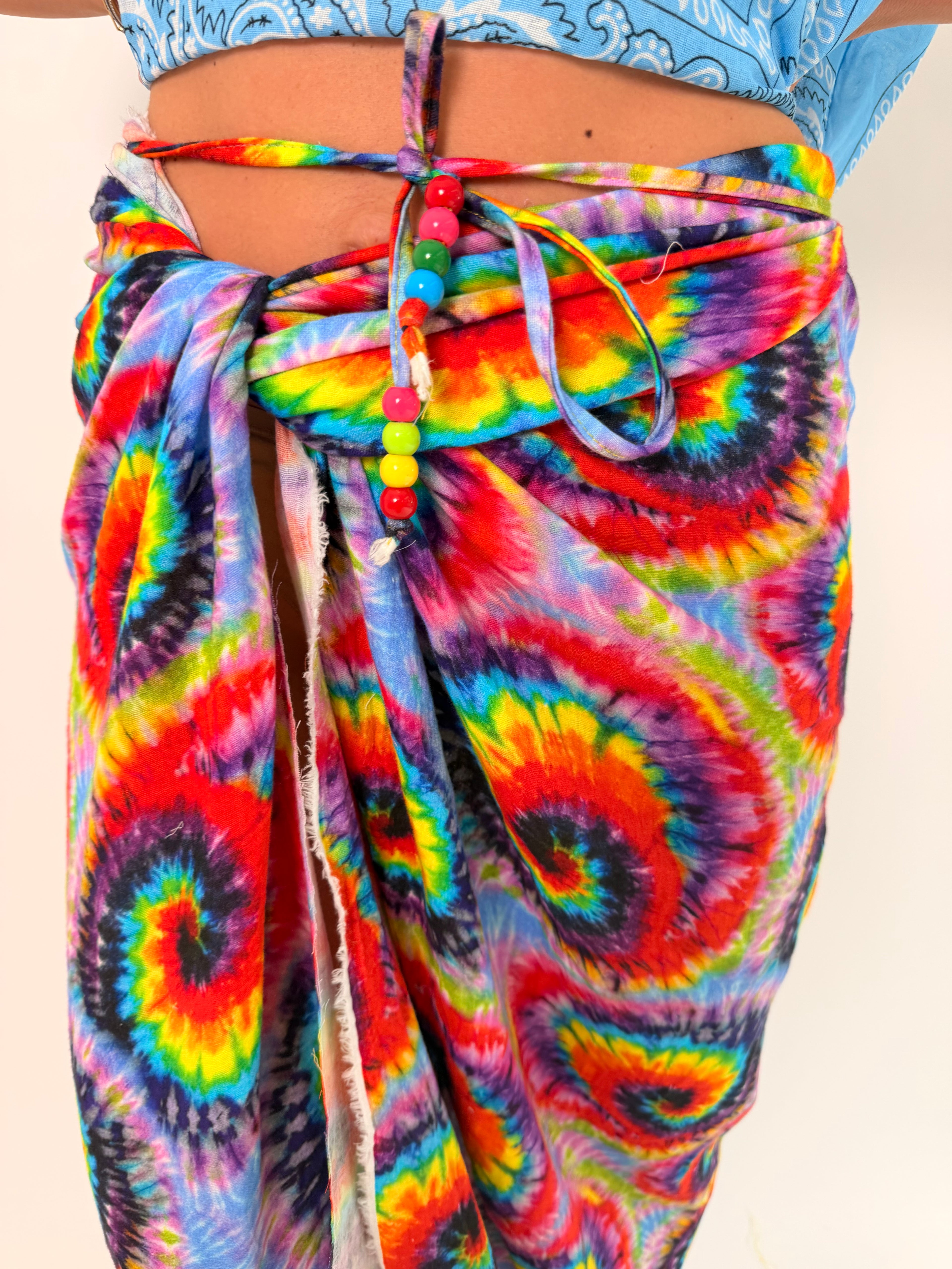 Neon Tie Dye Sarong