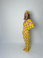 Paisley Polka Dot Maxi Dress