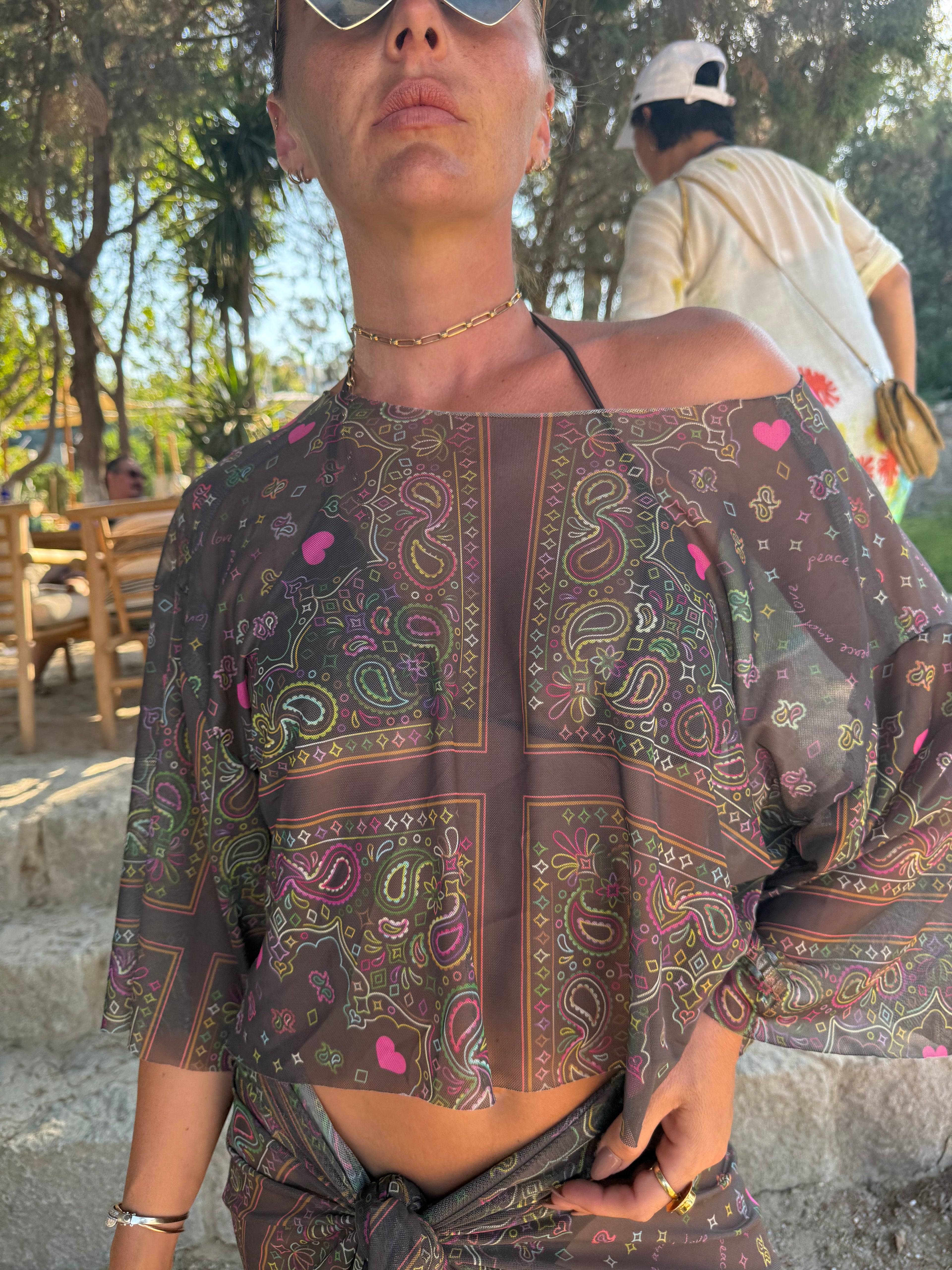 Terralux Bandana Sarong & Tee Set
