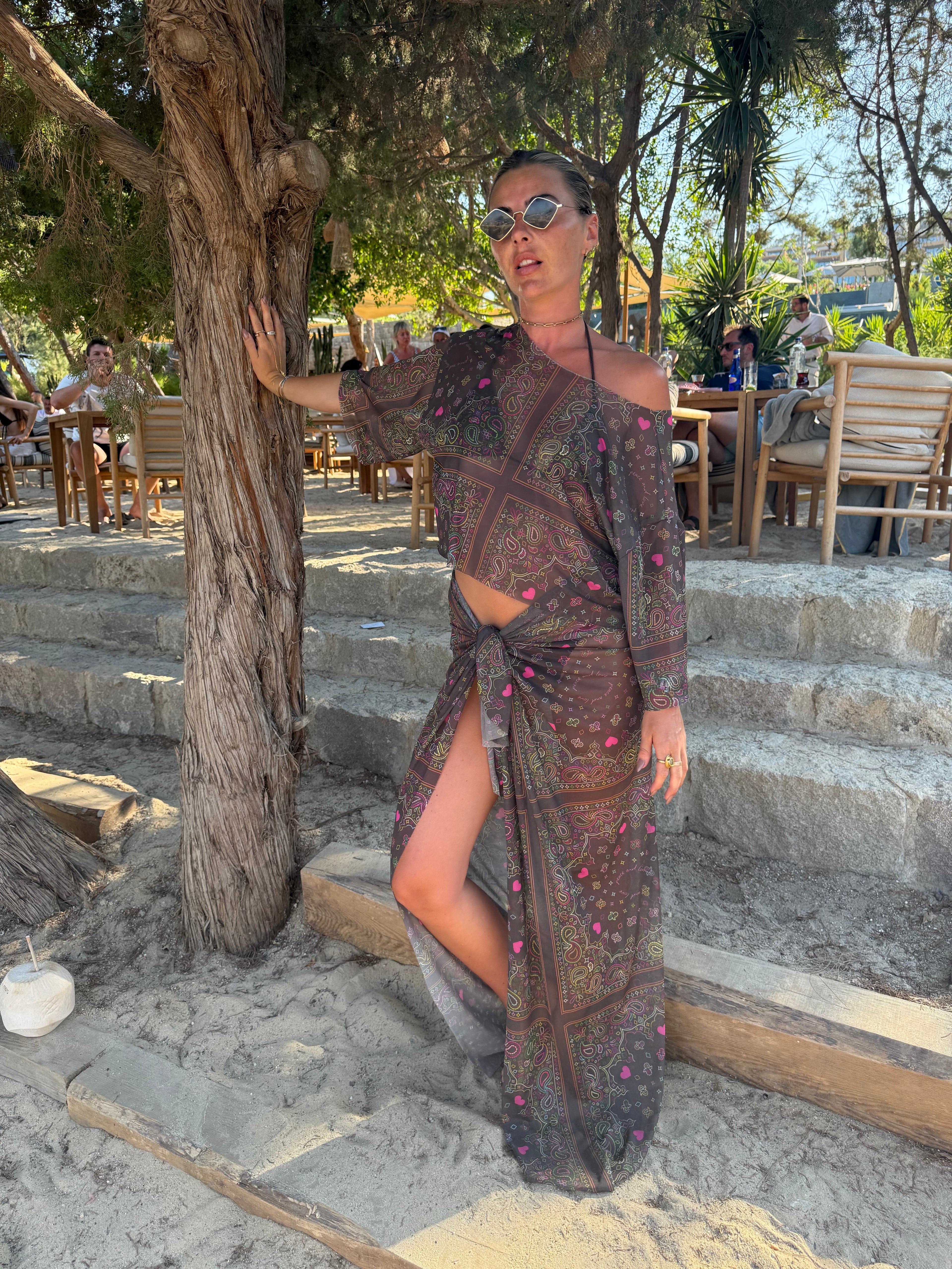 Terralux Bandana Sarong & Tee Set
