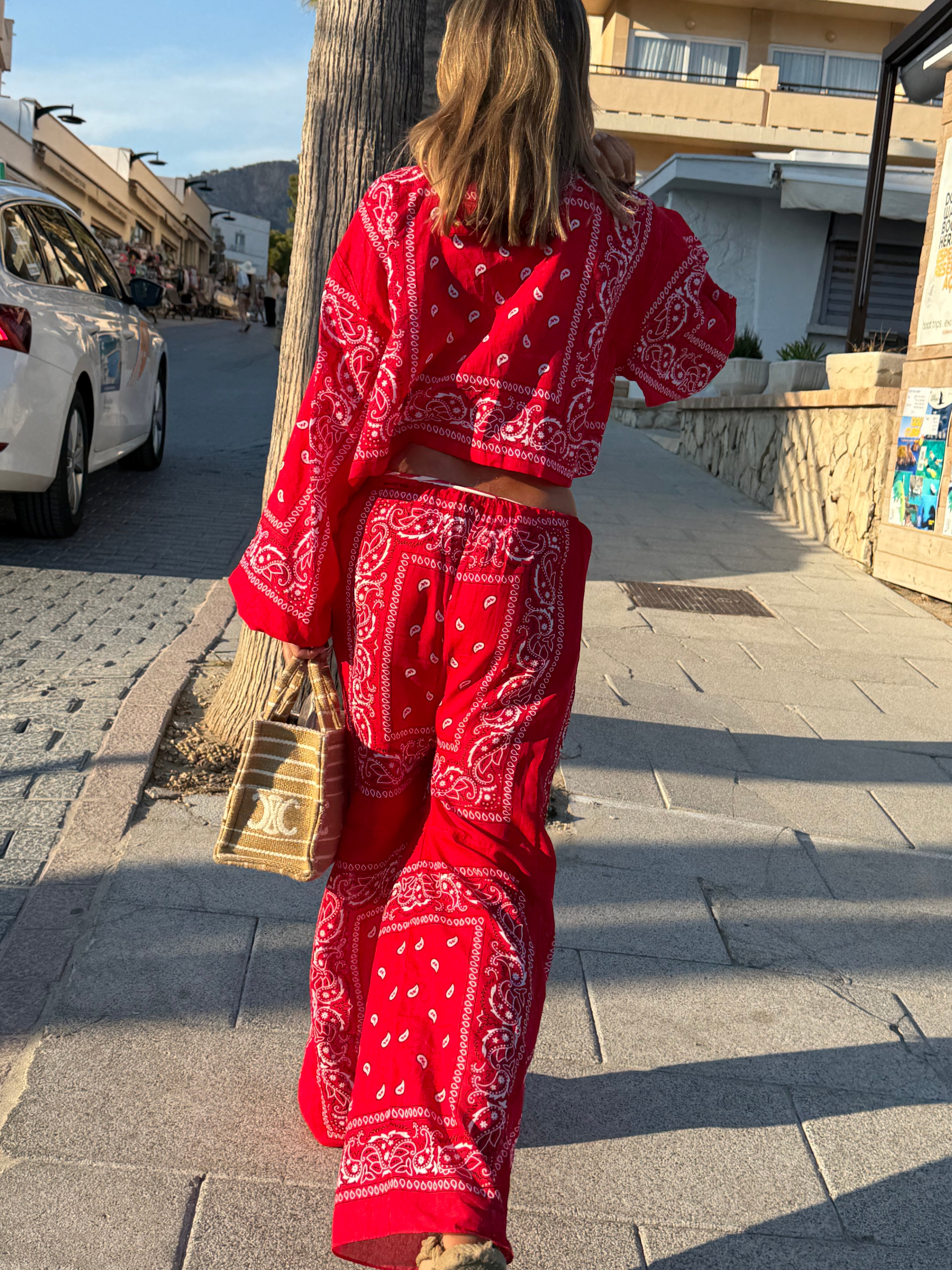 Bandana Cropped Shirt