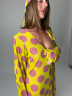 Paisley Polka Dot Maxi Dress