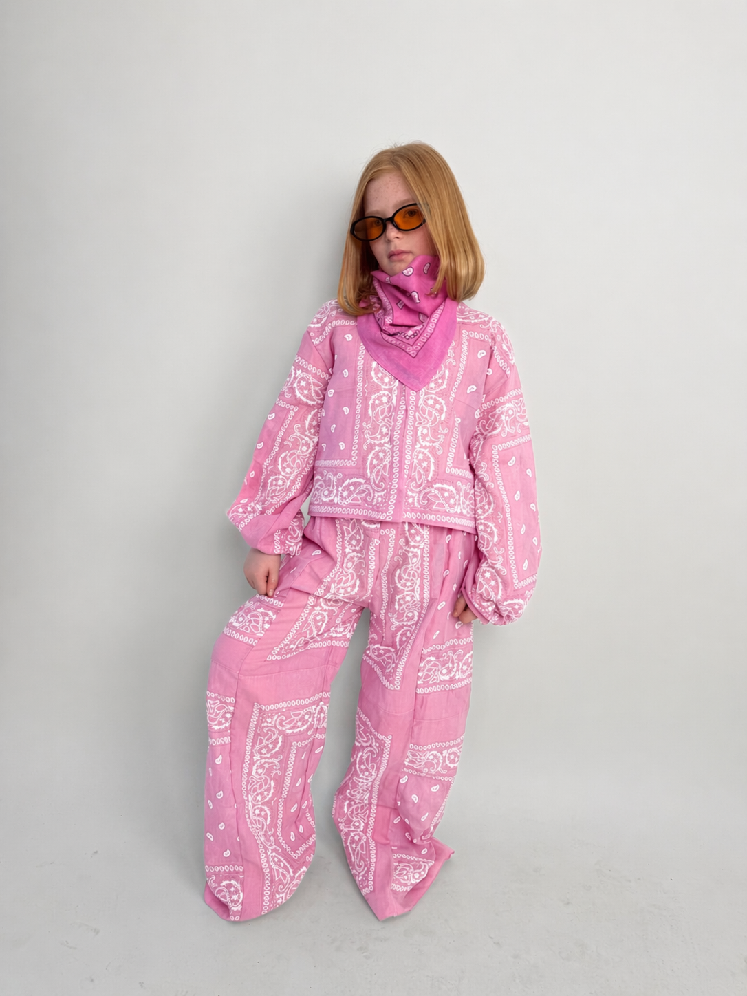 Kids Bandana Shirt Set