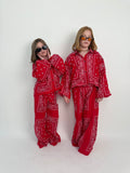 Kids Bandana Shirt Set