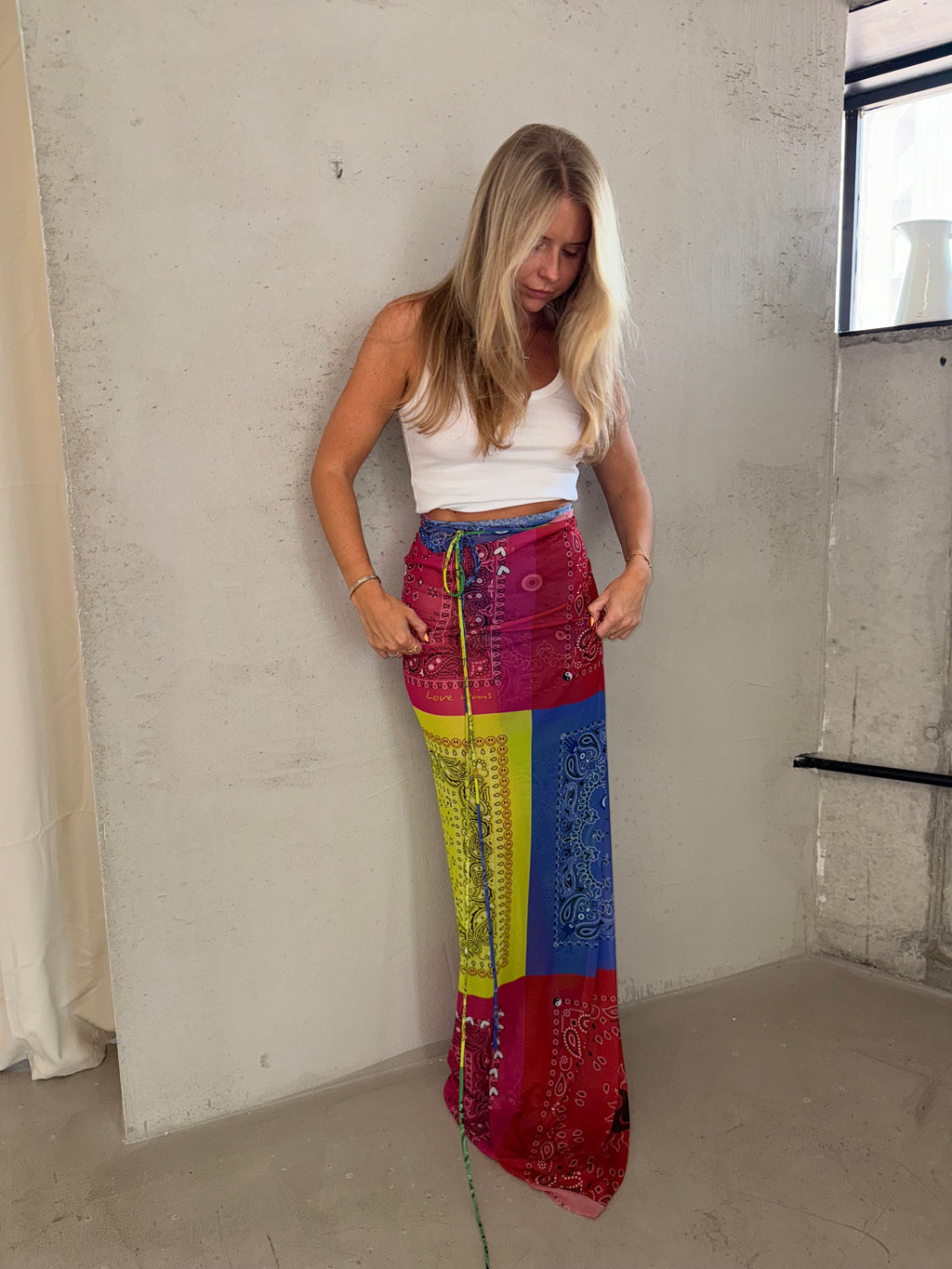 Patchwork Bandana Print Sarong