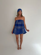 Bandana Puff Dress