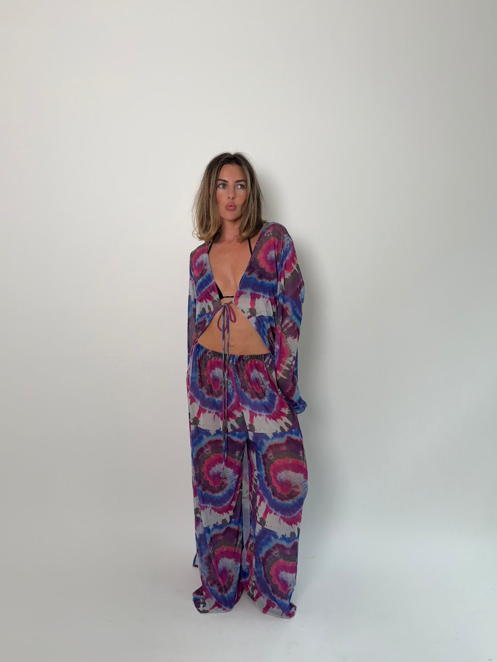 Swirl Wide Leg Trouser