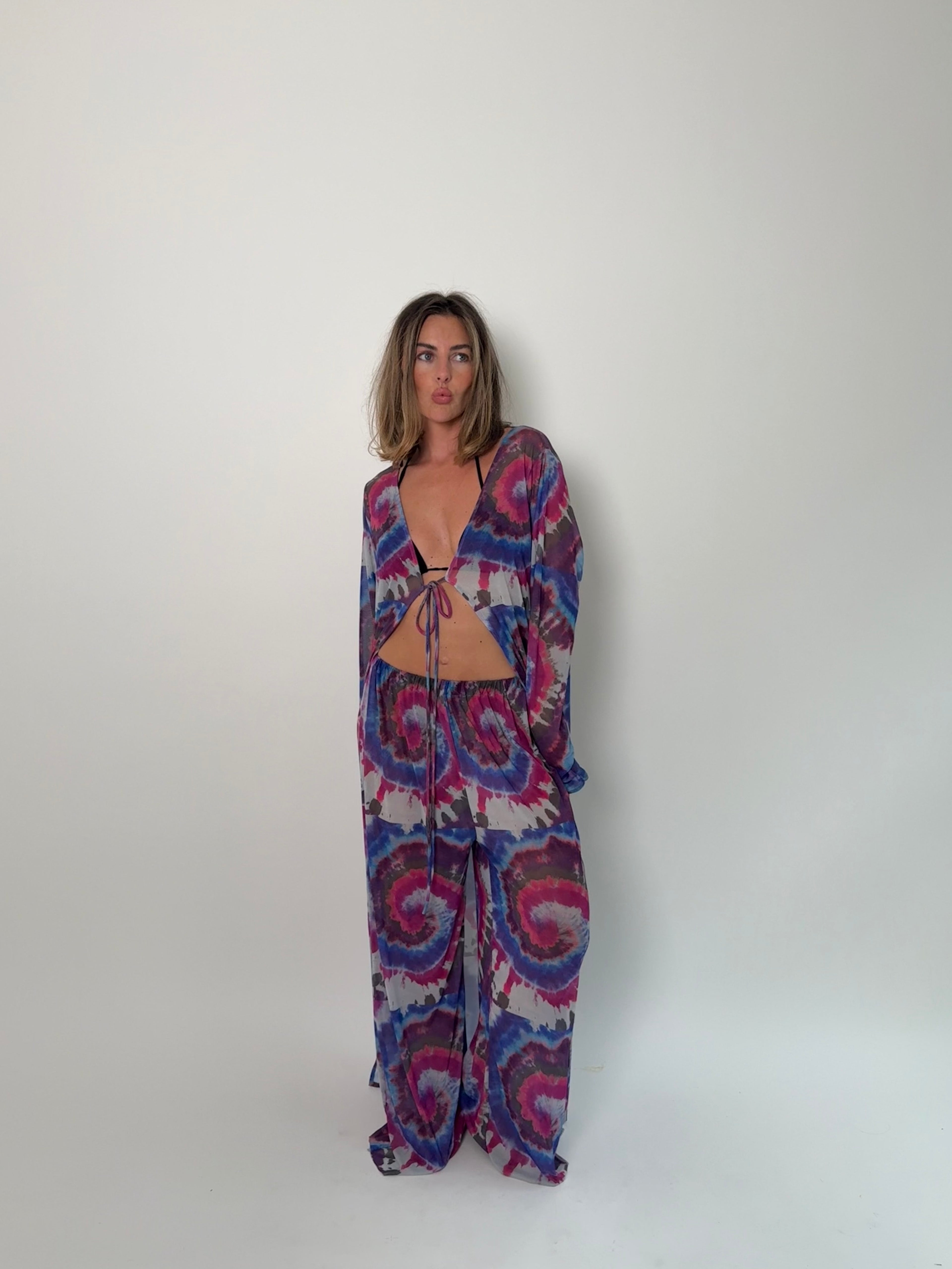 Swirl Wide Leg Trouser