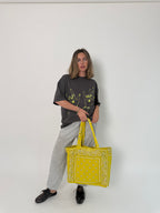 Large Yellow Bandana Everyday Bag