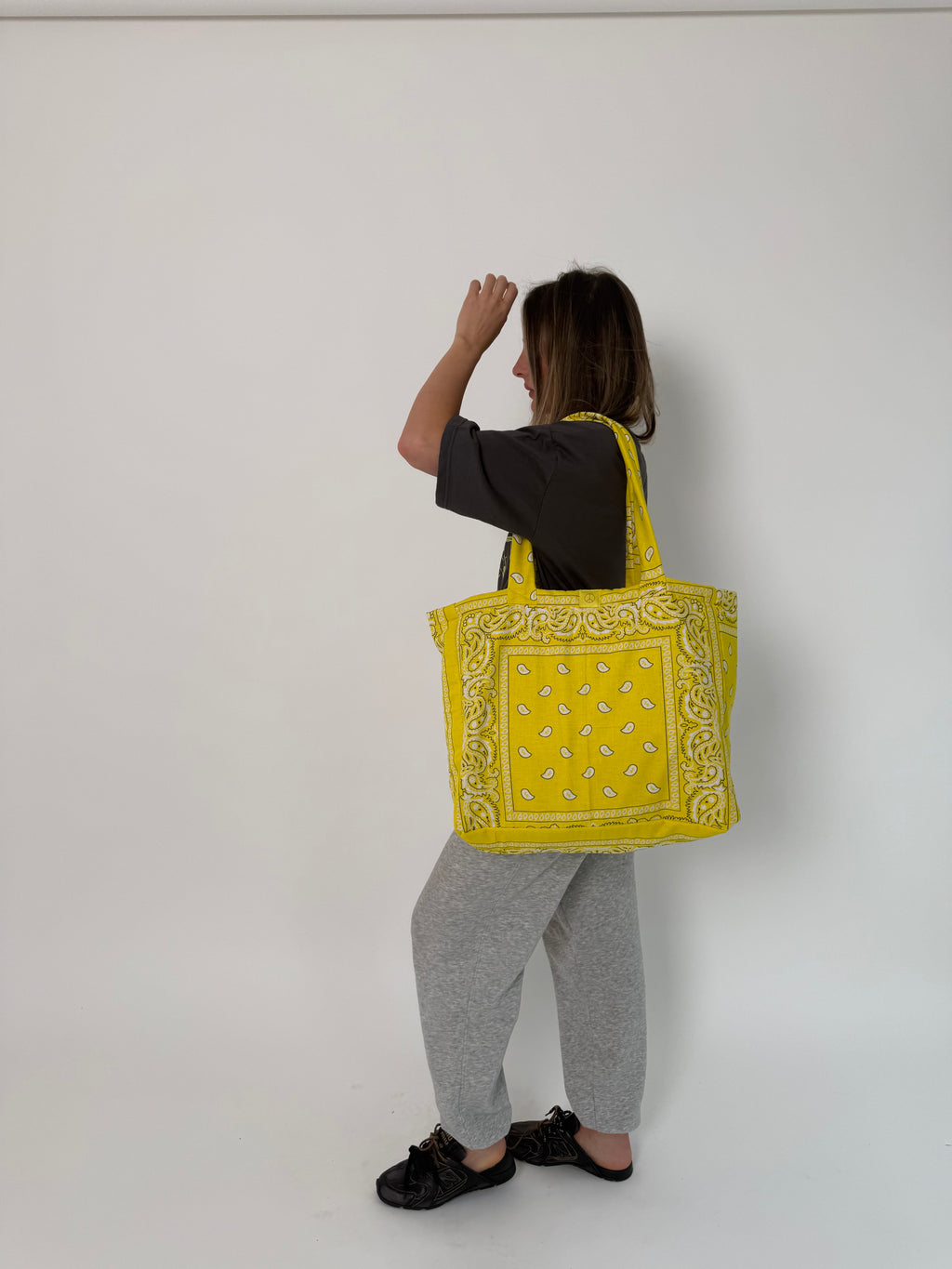 Large Yellow Bandana Everyday Bag