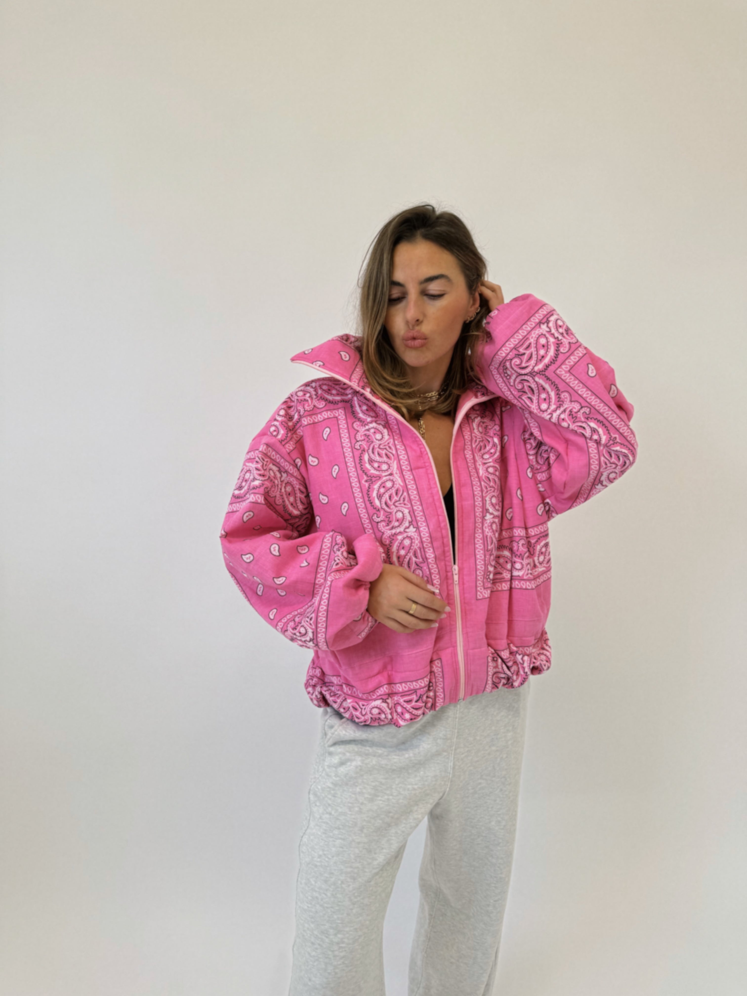 Bandana Bomber – Spray Pray Love