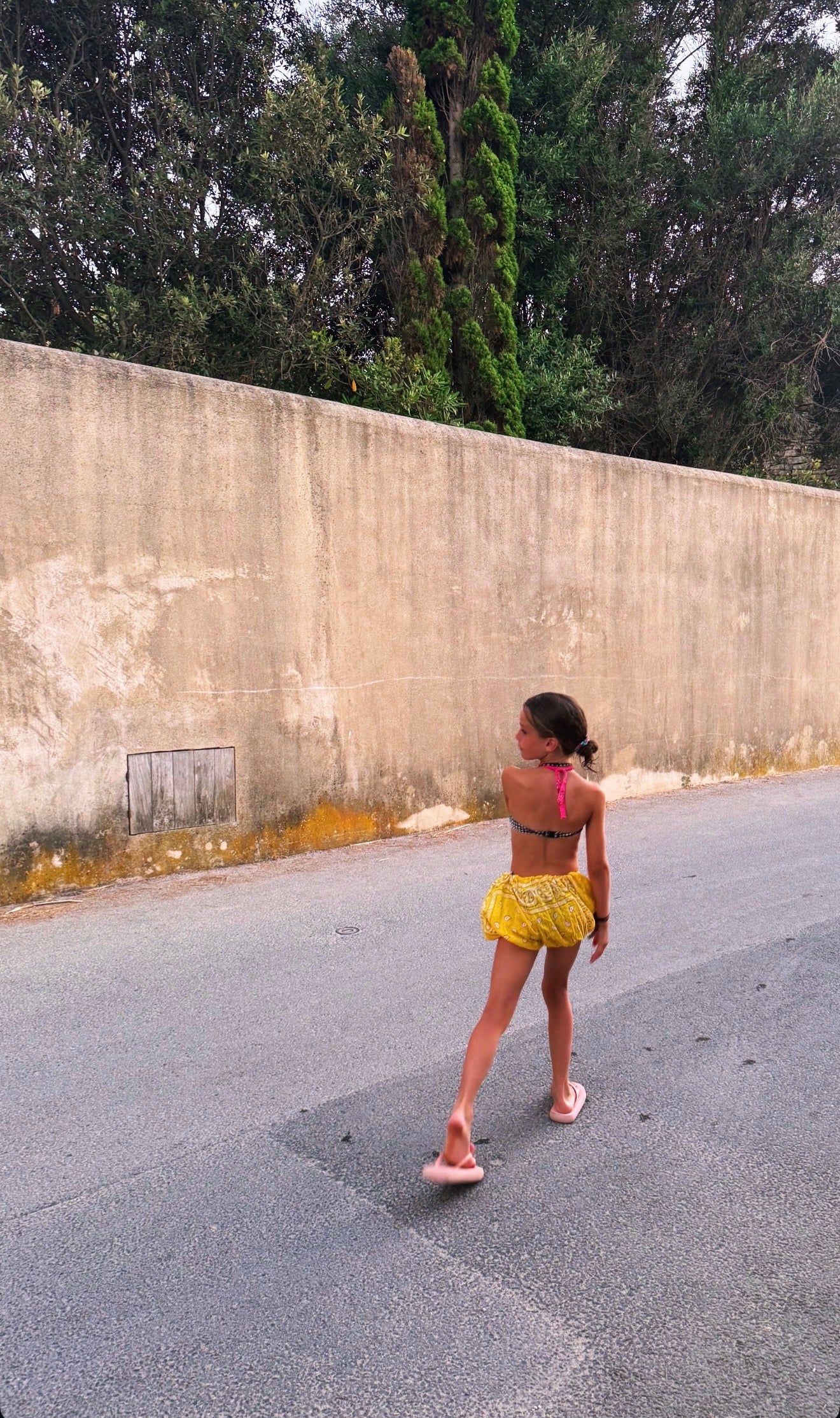Kids Bandana Puff Shorts