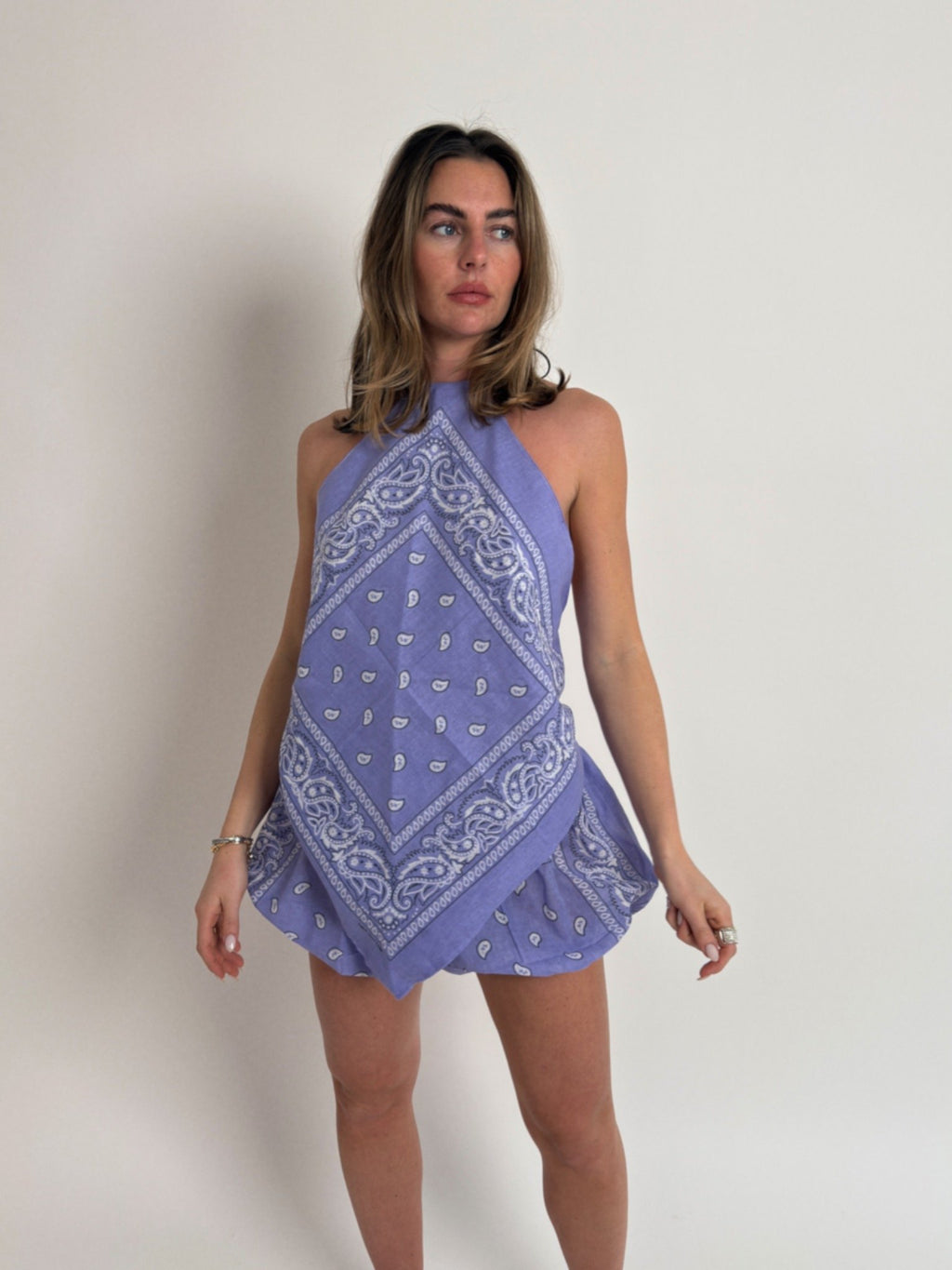 Bandana Puff Short