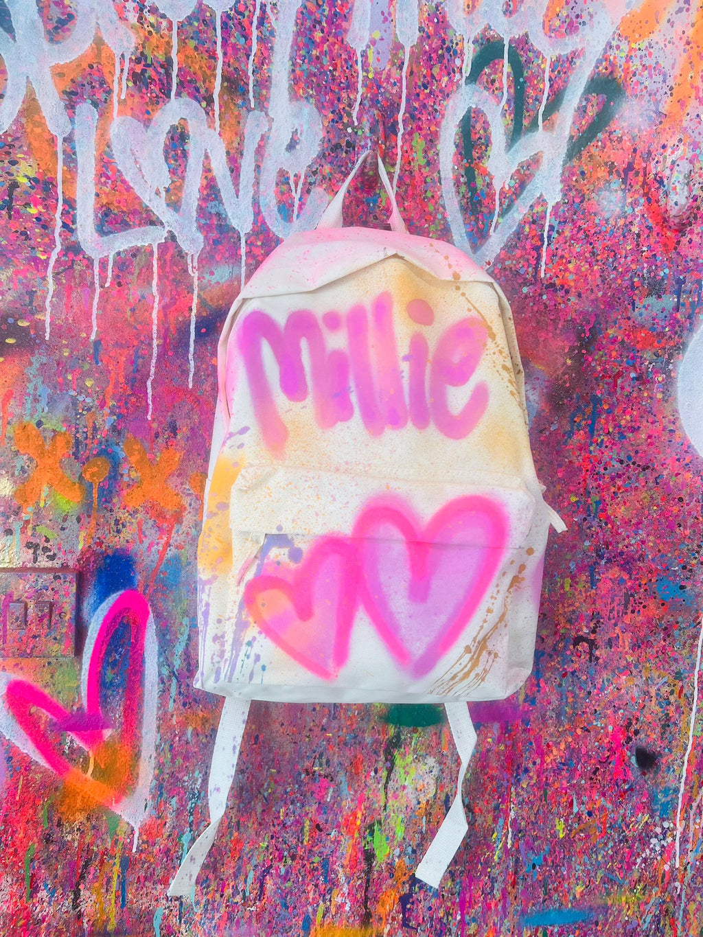 Cream Backpack