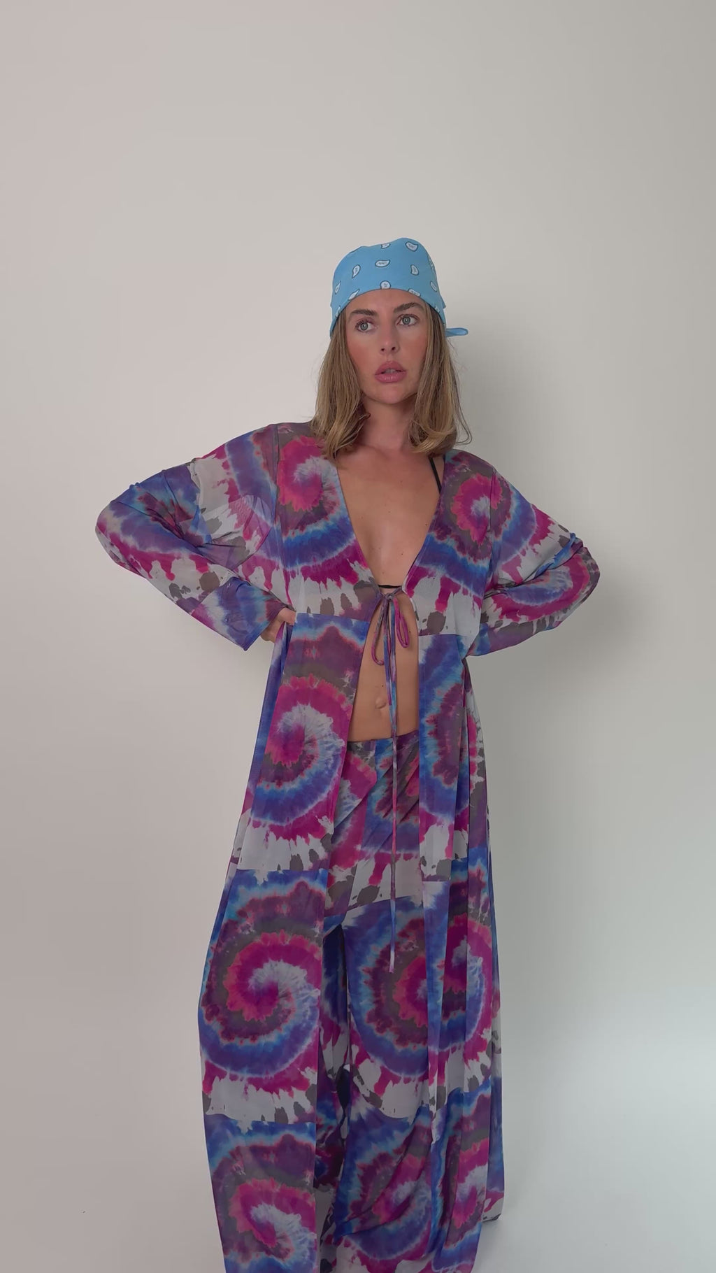 Swirl Tie Top Maxi Dress