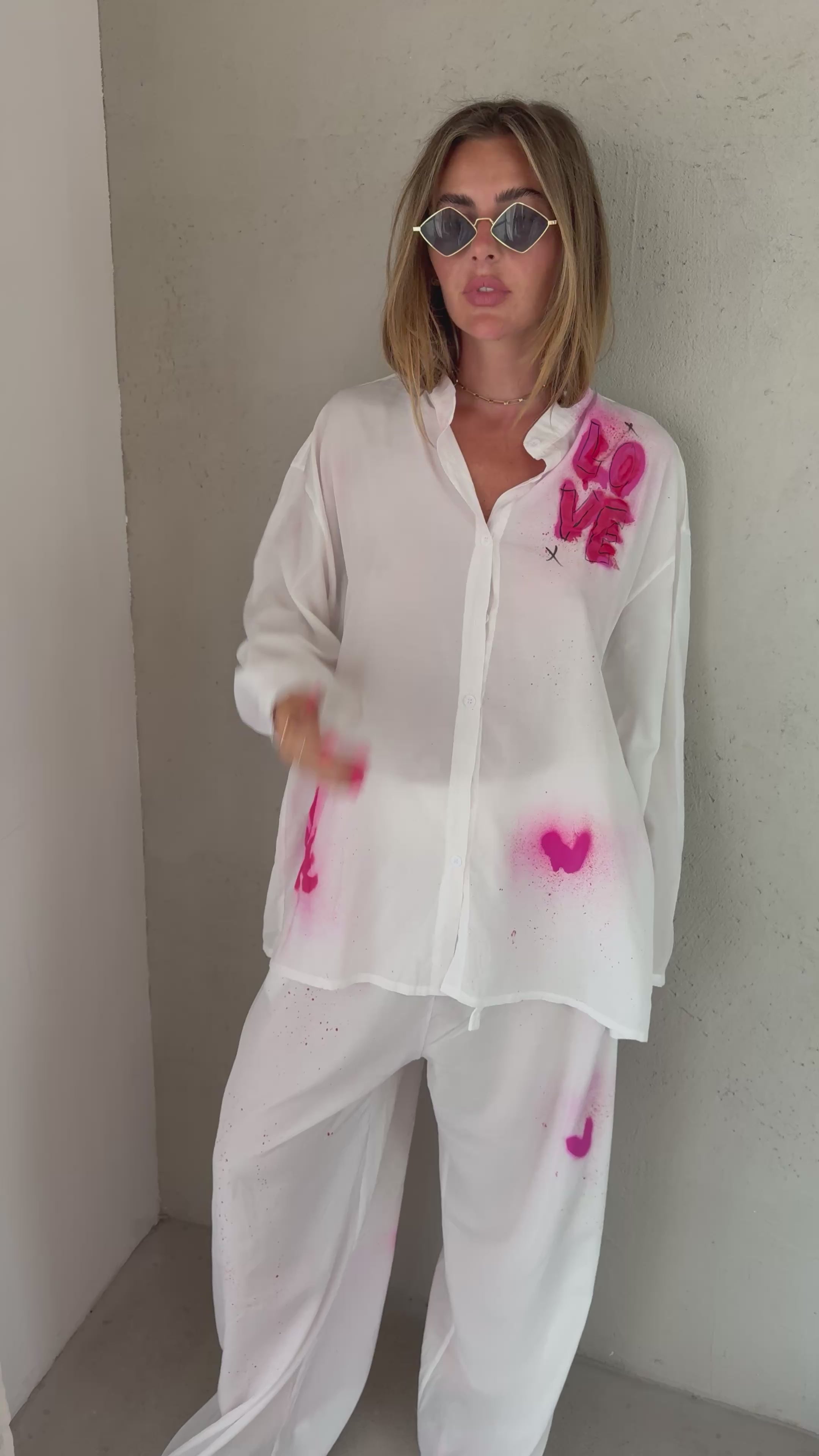 White Summer Suit