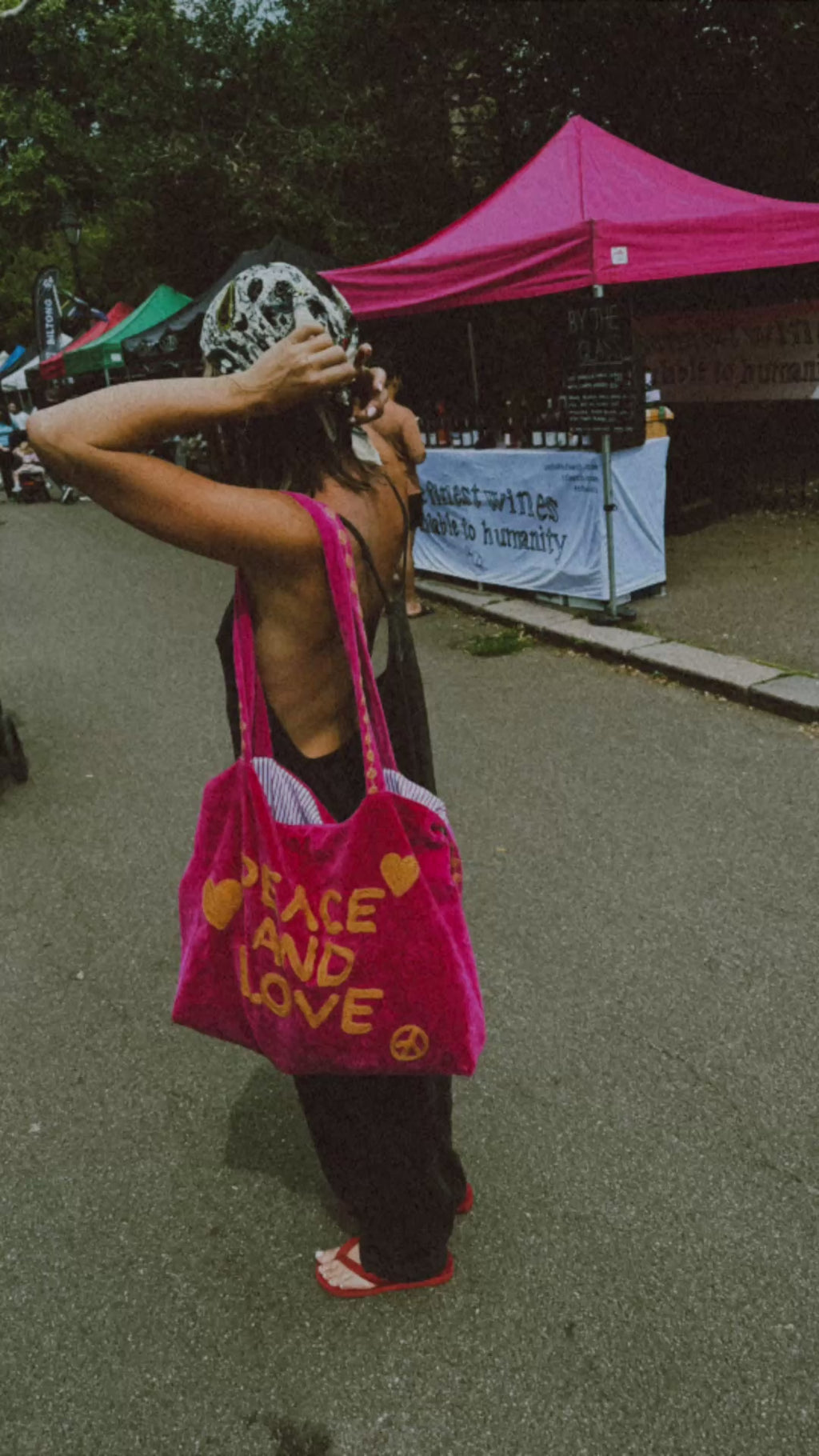 Bohemian Velvet Tote Bag